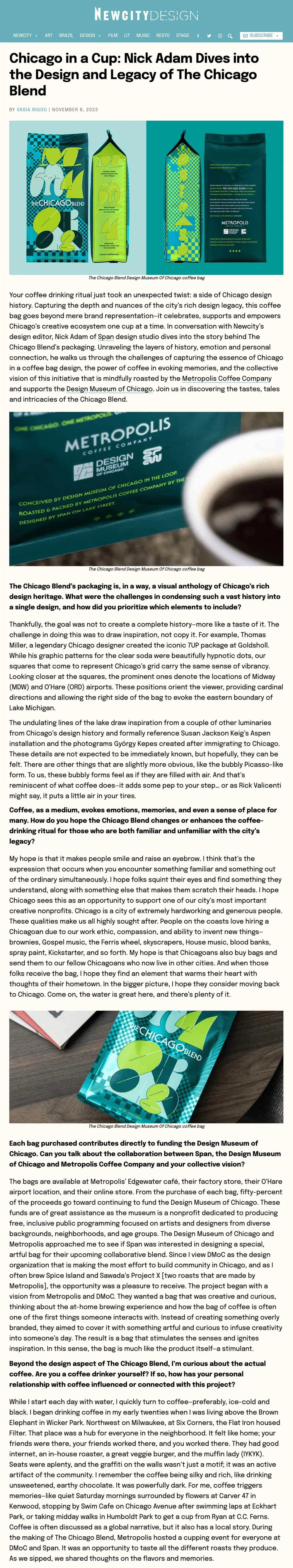 Newcity The Chicago Blend