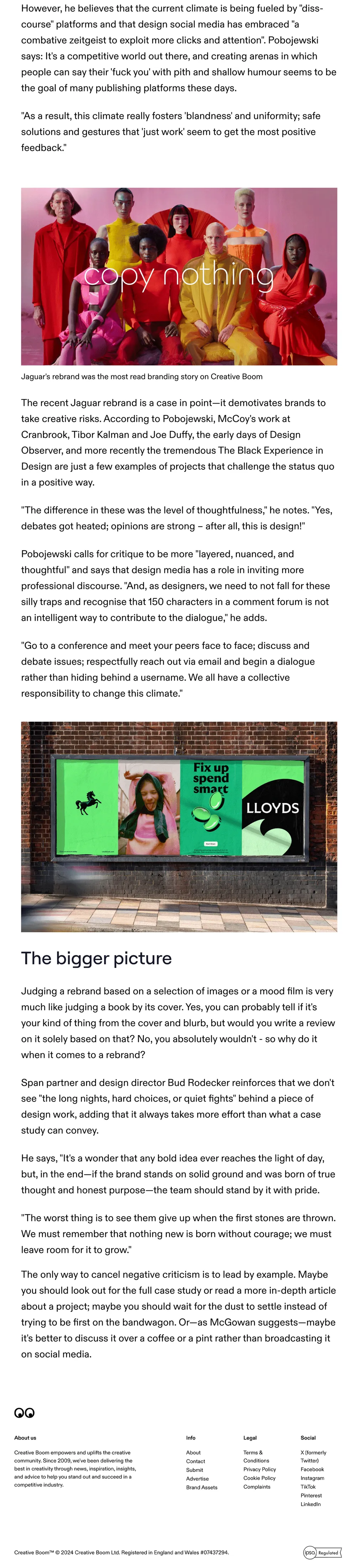 Span Creative Boom Crit Cult article 02