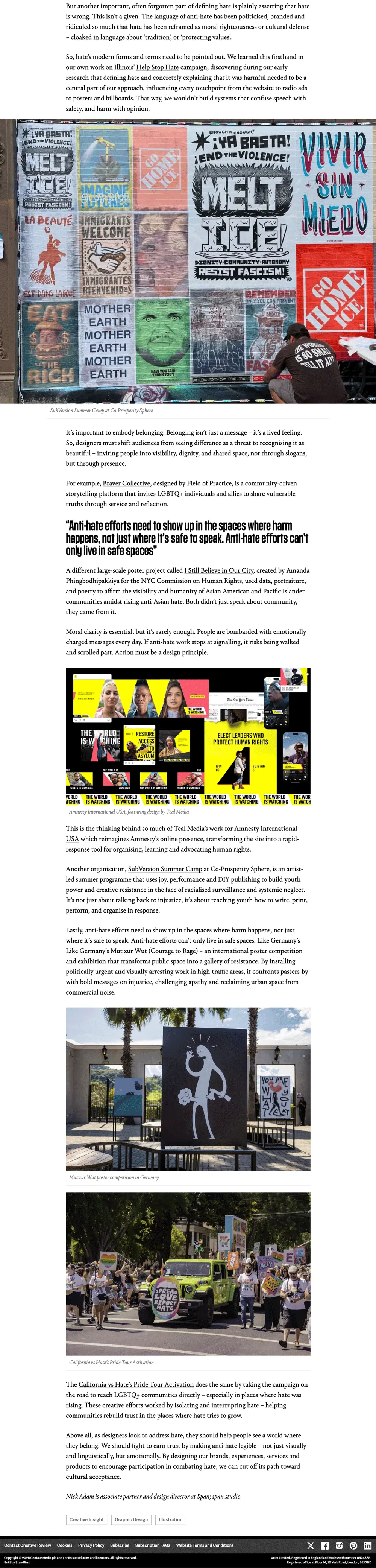 Span Creative Review HSH b