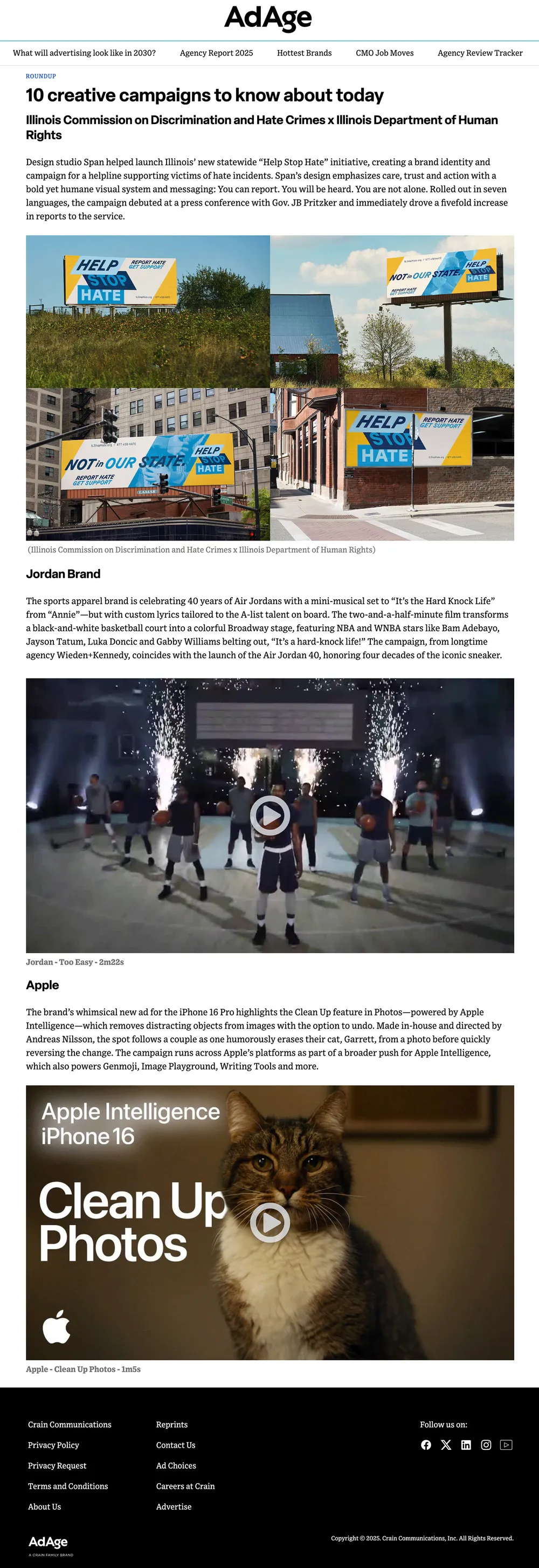 Span adage Help Stop Hate