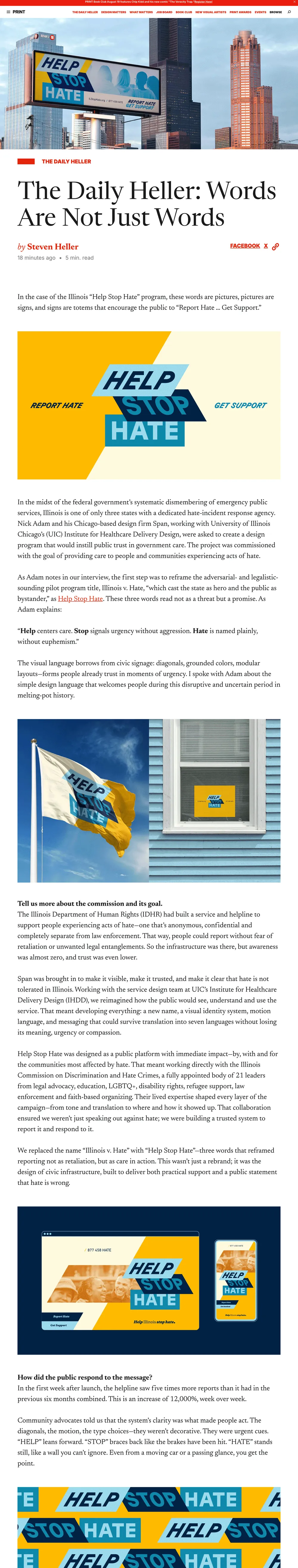 Span printmag daily heller the daily heller Help Stop Hate