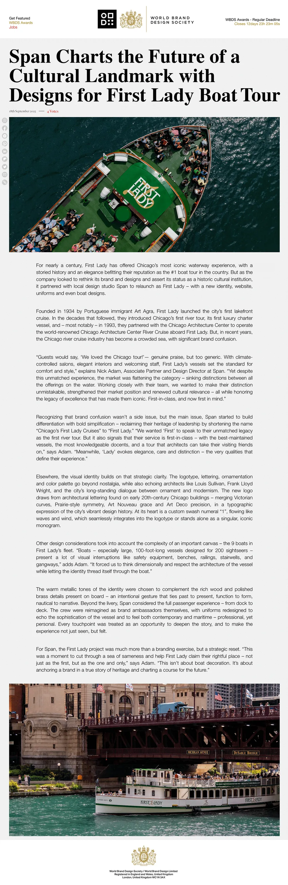 World Brand Design span First Lady