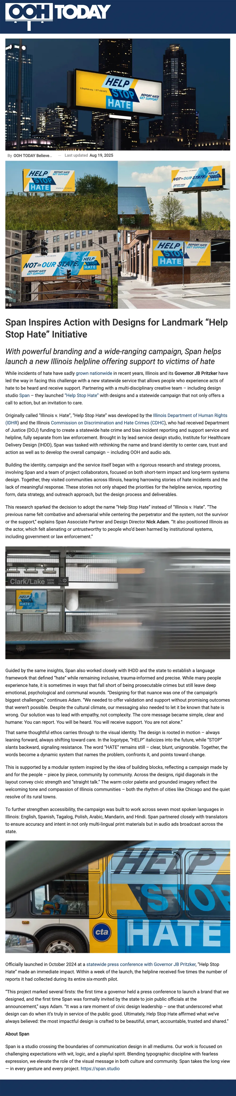 Oohtoday help stop hate