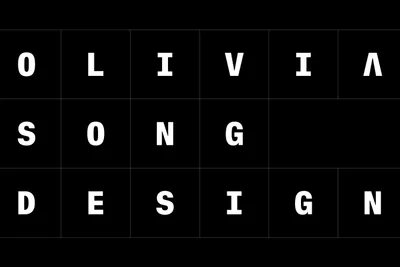 Olivia Song Design logo blackbackground 1