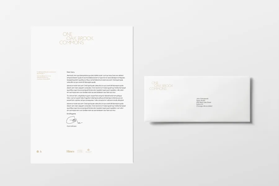 One OBC Letterhead Envelope