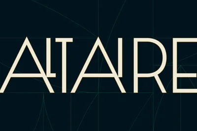 Altaire Logo Brand Typography Graphic Design Chicago Span02