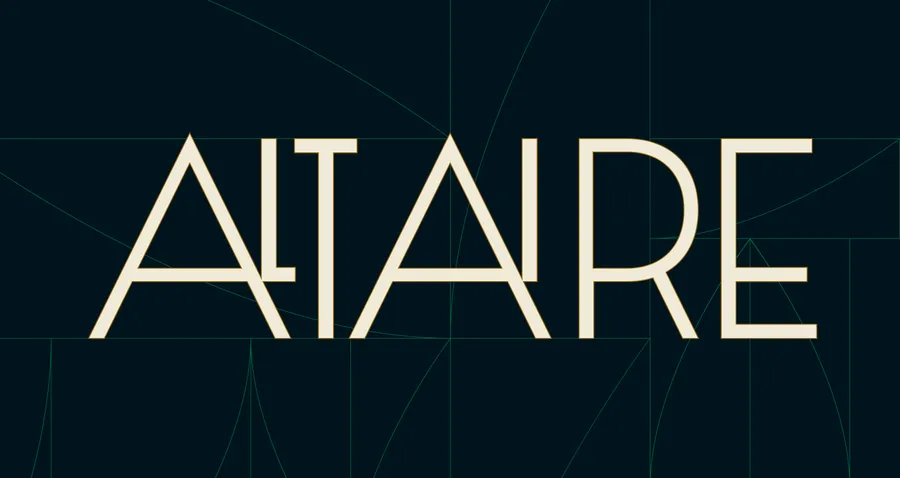 Altaire Logo Brand Typography Graphic Design Chicago Span02