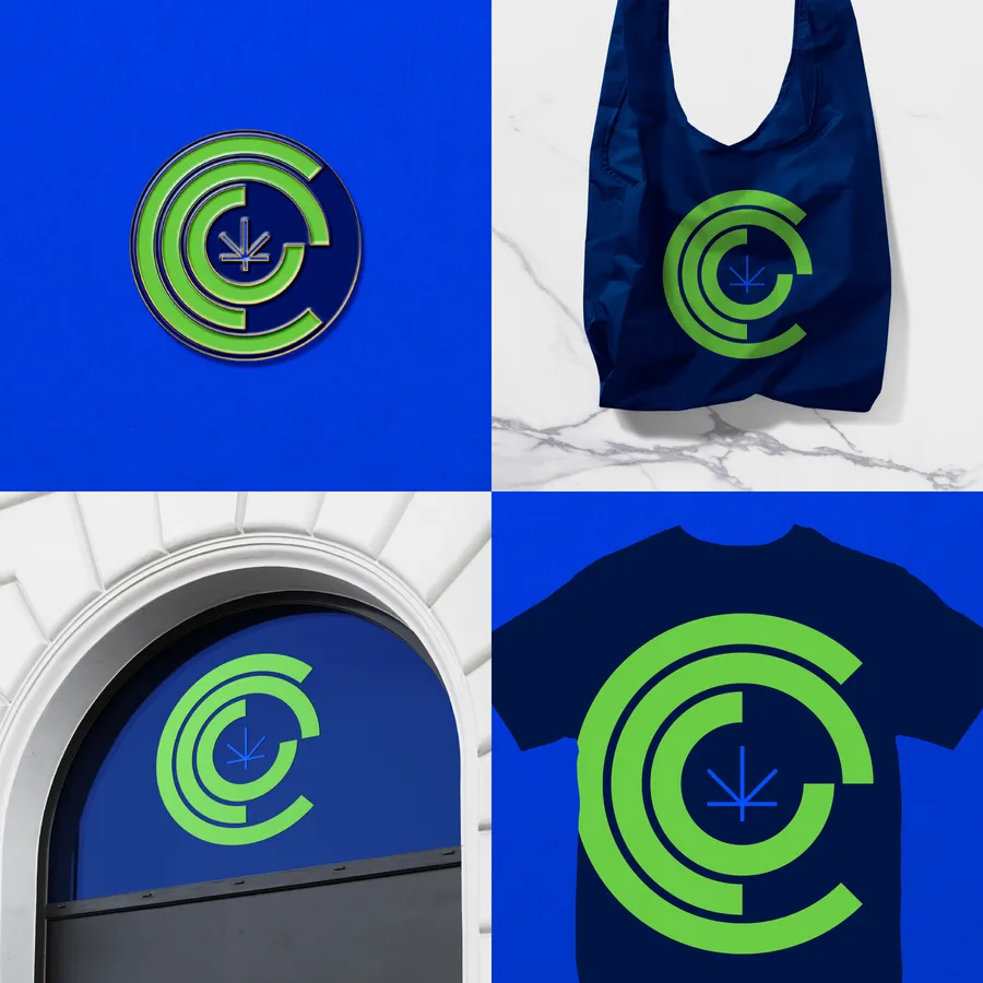 CCC Cannabis logo Brand Chicago Graphic Design Span