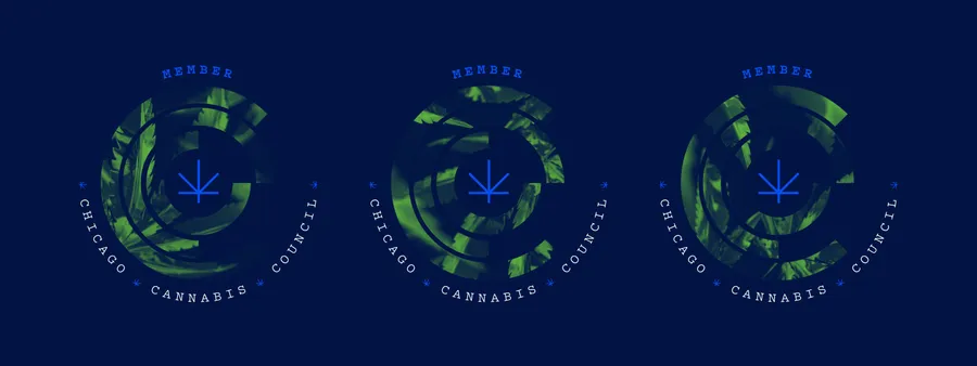 CCC Chicago Cannabis Council Branding Members Seal Chicago Graphic Design Span