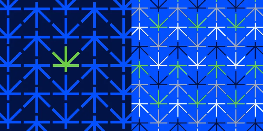 Cannabis pattern 1 Branding Chicago Graphic Design Span