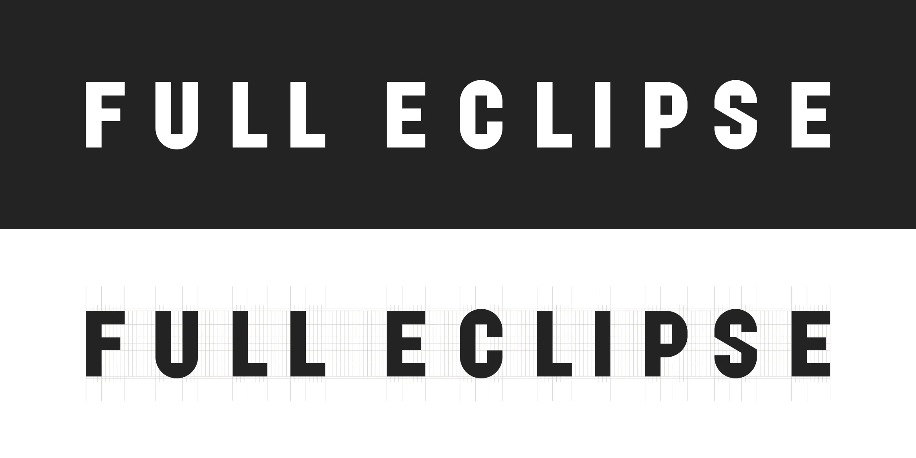 Chicago Design Identity Typography Full Eclipse 3b