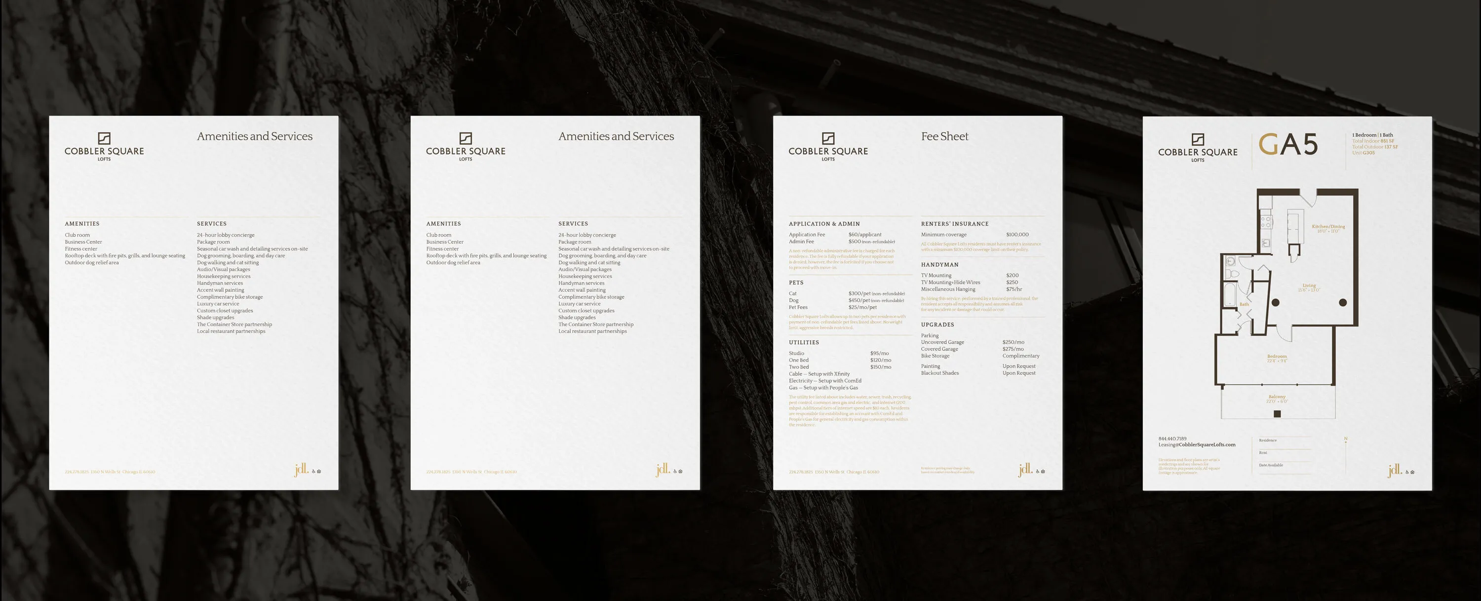 Cobbler Square Lofts One Sheets