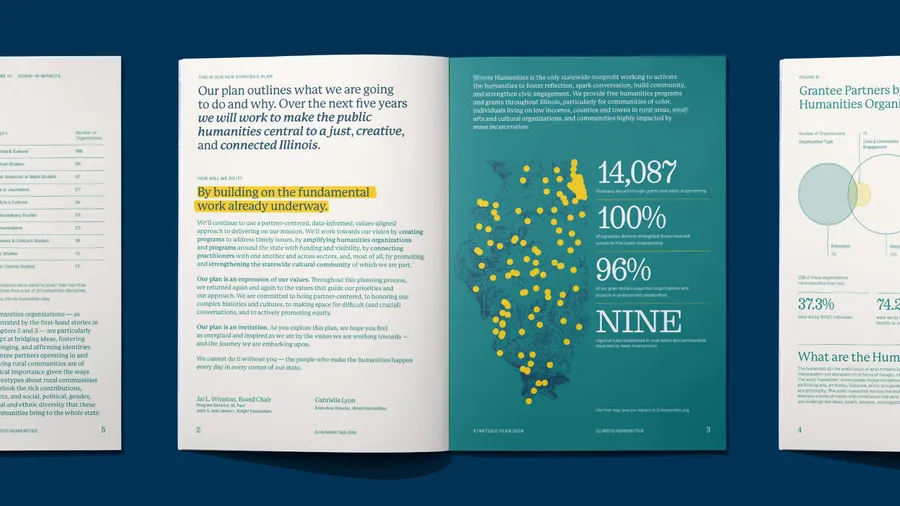 Illinois Humanities Span Brand Identity 11