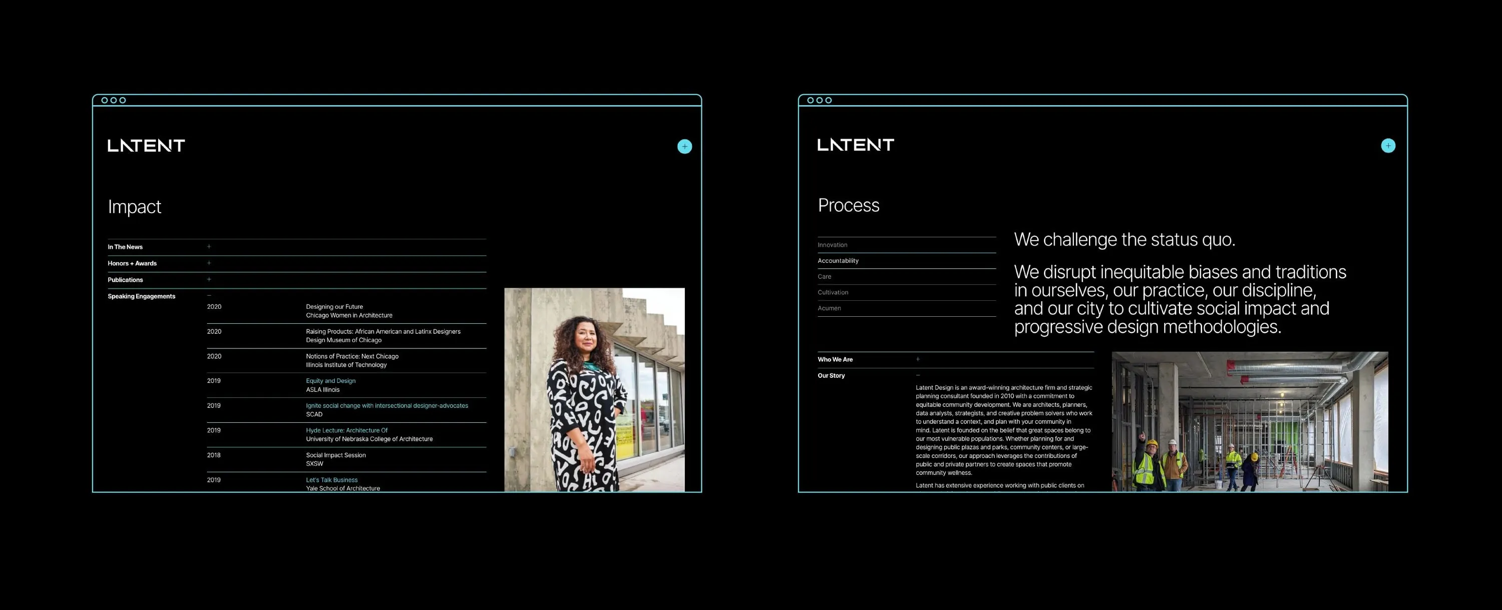 Latent Website Design Span 03