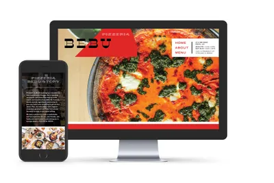 Pizzeria Bebu Graphic Identity Website Design