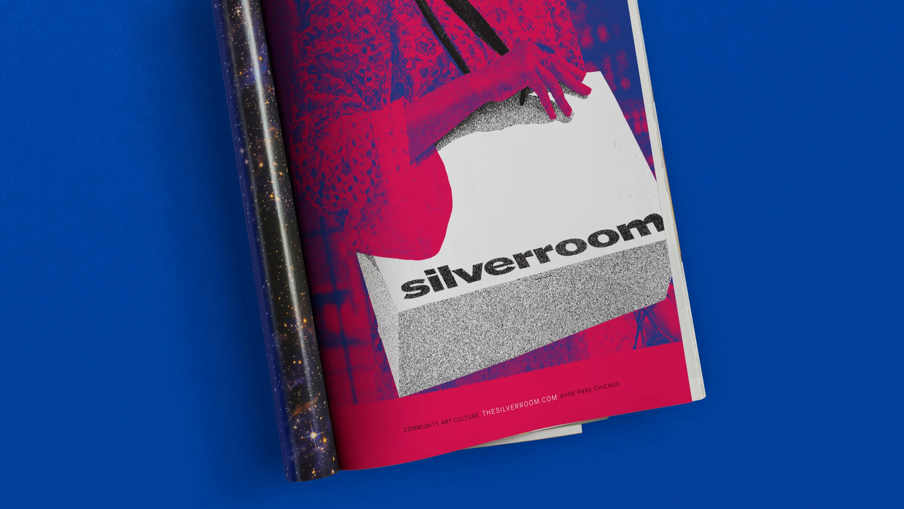 Silverroom Graphic Design Ad Campaign Magazine Fold Typography Span 03