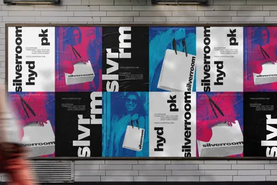 Silverroom Graphic Design Ad Campaign Poster Billboard Typography Span 02