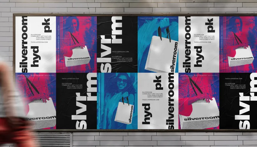 Silverroom Graphic Design Ad Campaign Poster Billboard Typography Span 02