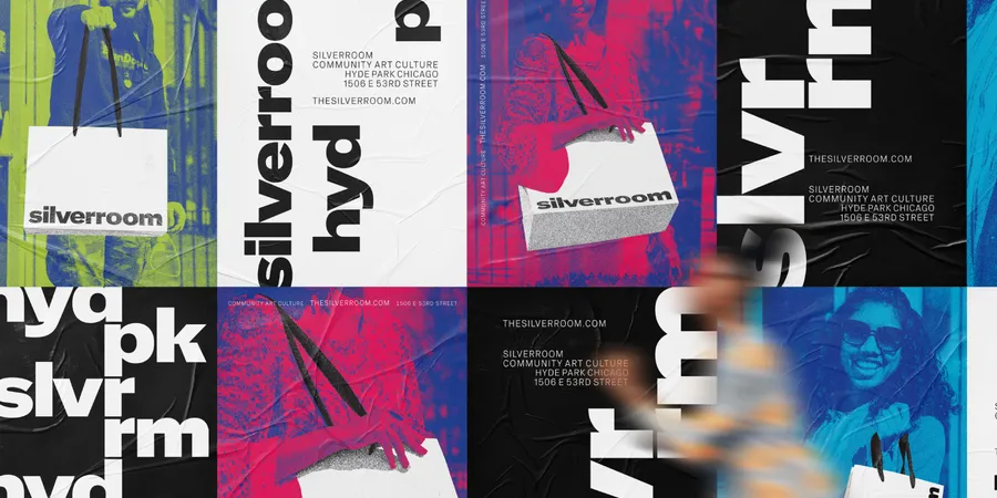 Silverroom Graphic Design Ad Campaign Posters Typography Span 01