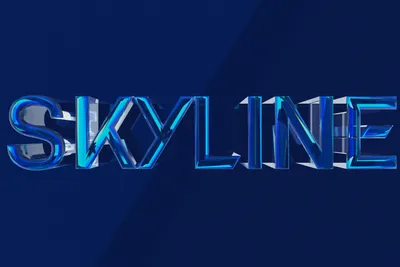 Skyline Logo Glass0192