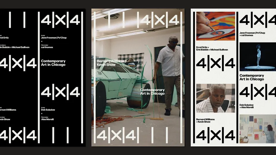 Span 4x4 Contemporary Art In Chicago Brand Identity 8