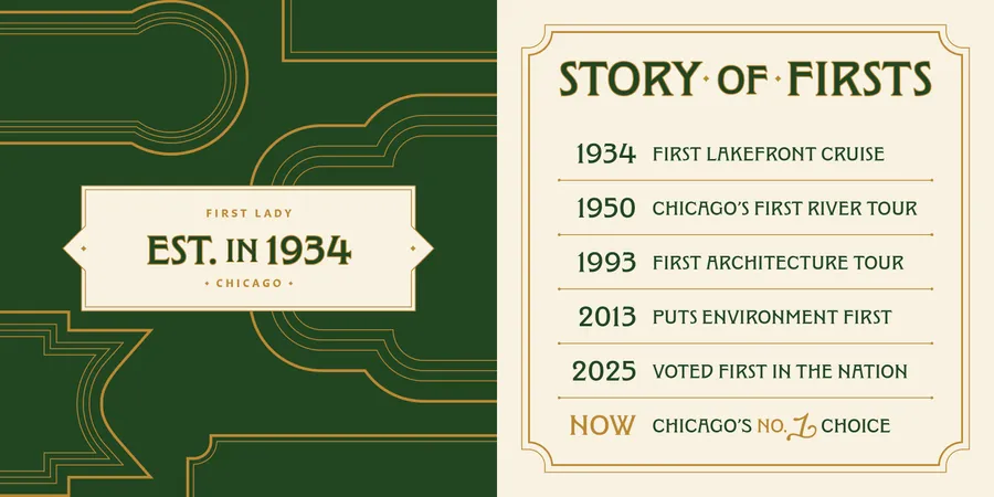 Span First Lady Chicago River Cruise Brand 19