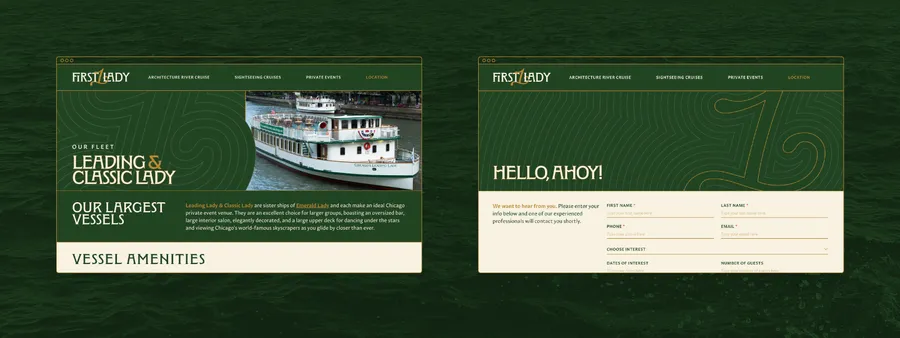 Span First Lady Website Design 6