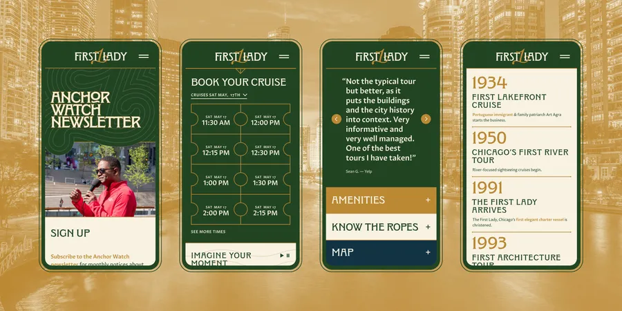 Span First Lady Website Design 8