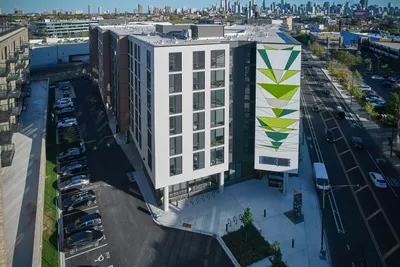 Span Triangle Square Apartments Mural