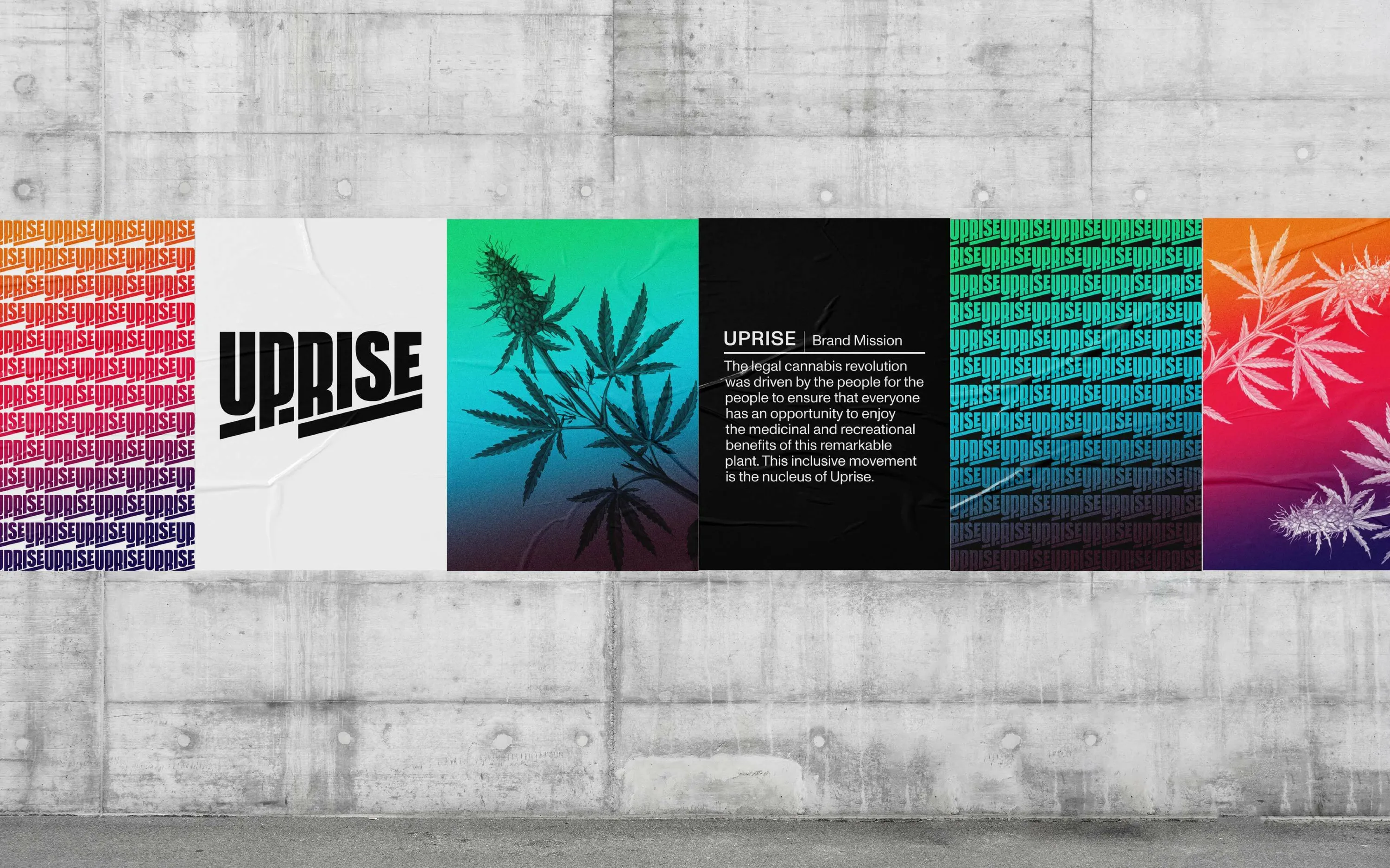 Span Uprise Cannabis Posters