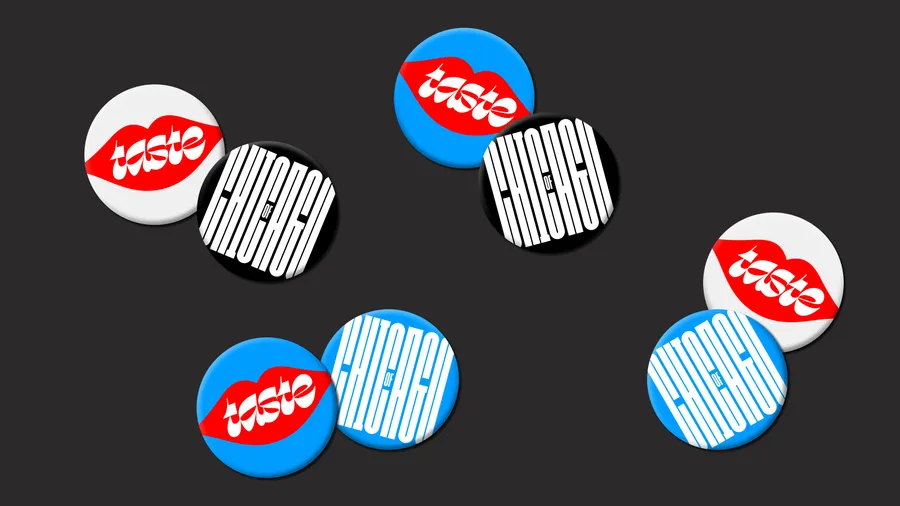 Taste Of Chicago Design Span typography branding 03