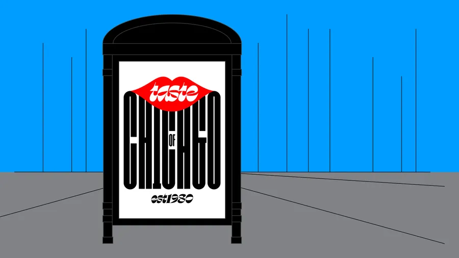 Taste Of Chicago Design Span typography branding 06