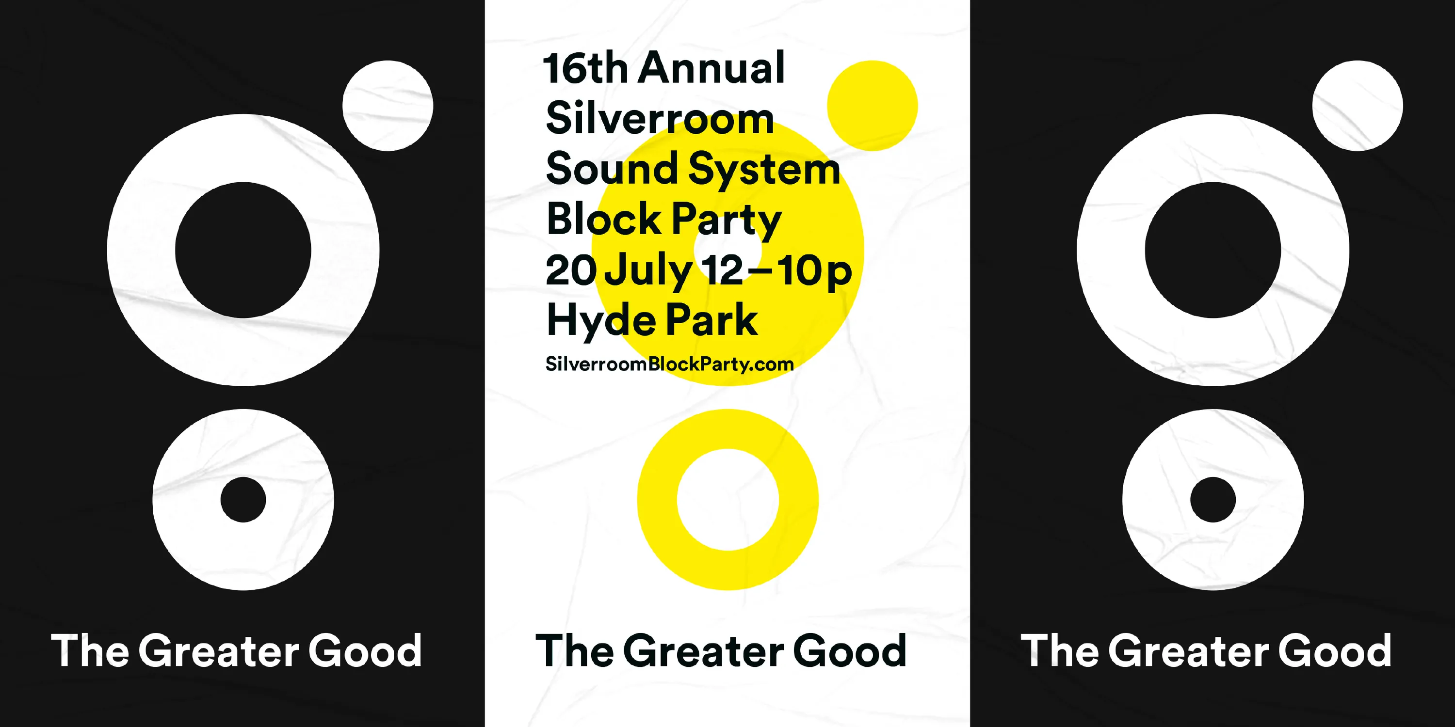 Thirst Design Silverroom Block Party Posters