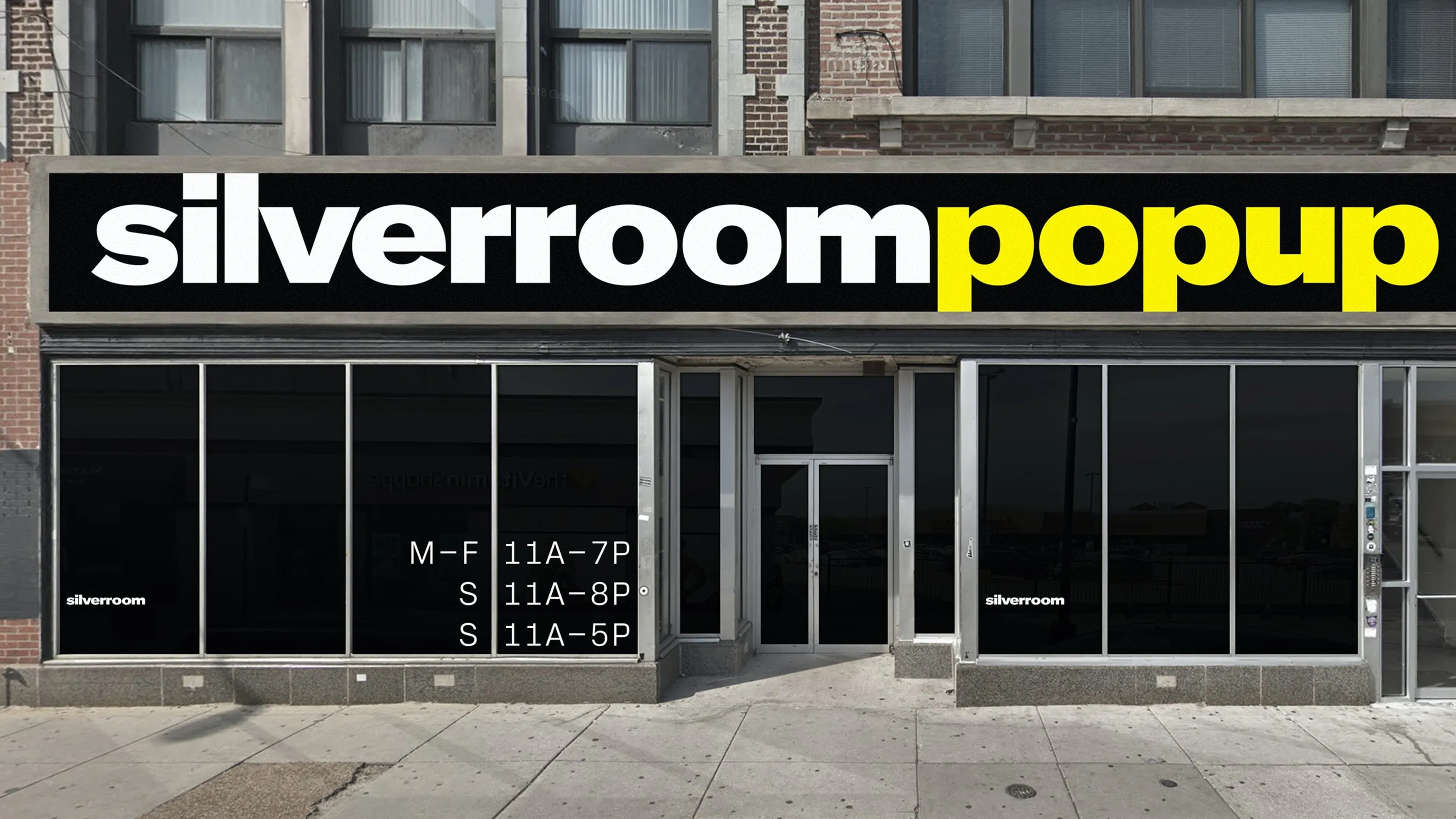 Chicago design identity typography silverroom 13
